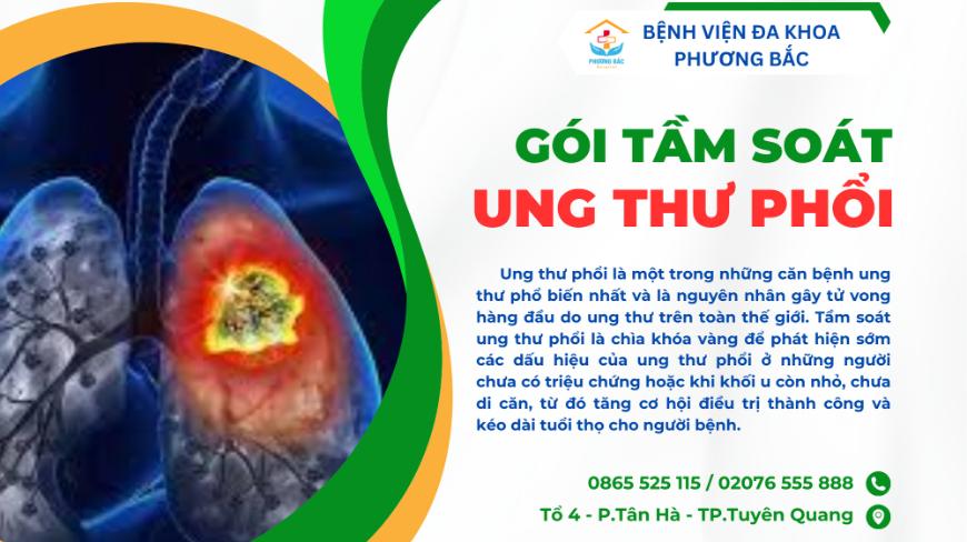 GÓI TẦM SOÁT UNG THƯ PHỔI TẠI BVĐK PHƯƠNG BẮC