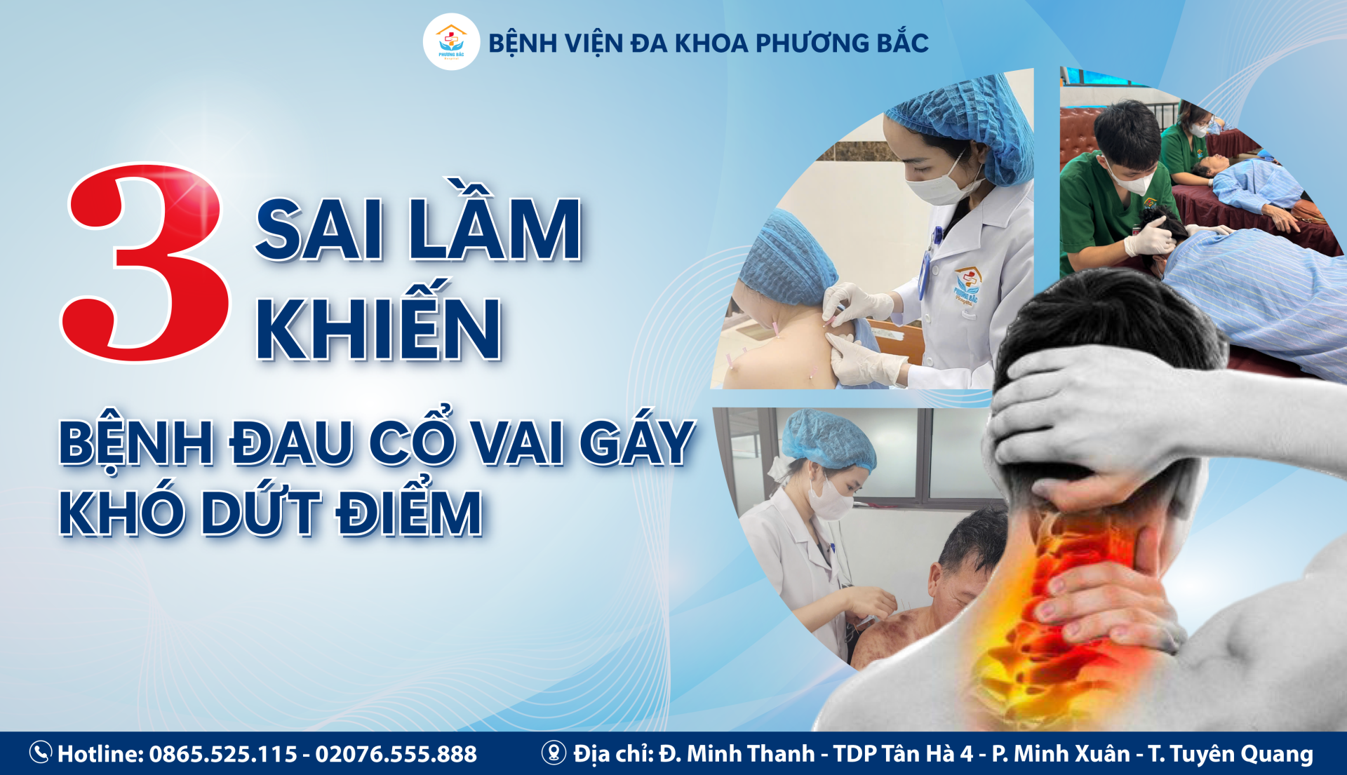 3 SAI LẦM KHIẾN BỆNH ĐAU CỔ VAI GÁY KHÓ DỨT ĐIỂM