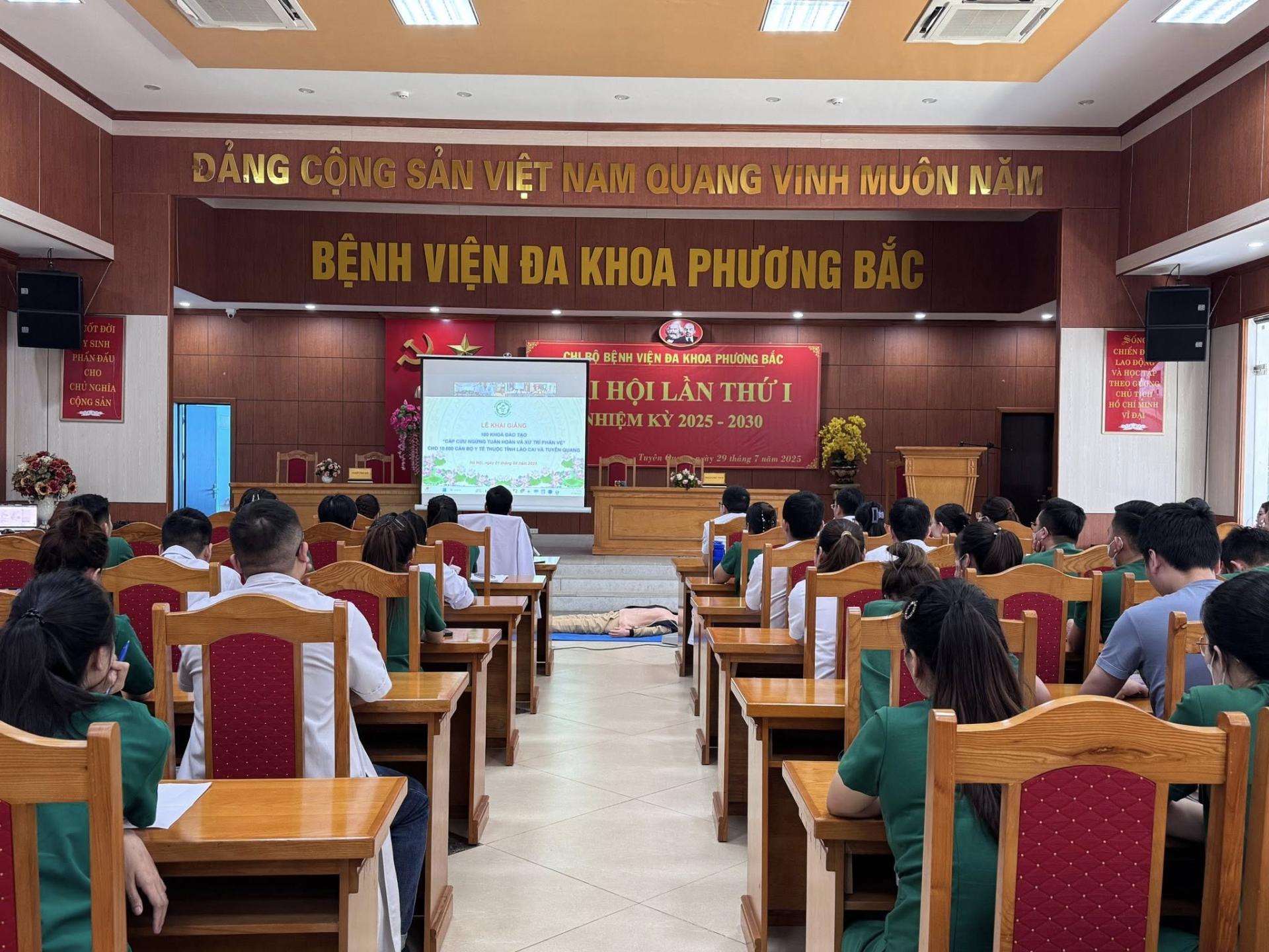 BVĐK PHƯƠNG BẮC THAM GIA TẬP HUẤN CẤP CỨU NGỪNG TUẦN HOÀN