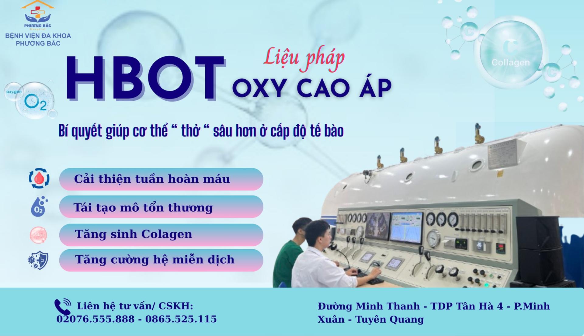 LIỆU PHÁP OXY CAO ÁP (HBOT) - KẾT TINH GIỮA CÔNG NGHỆ VÀ KHẢ NĂNG TỰ CHỮA LÀNH CỦA CƠ THỂ