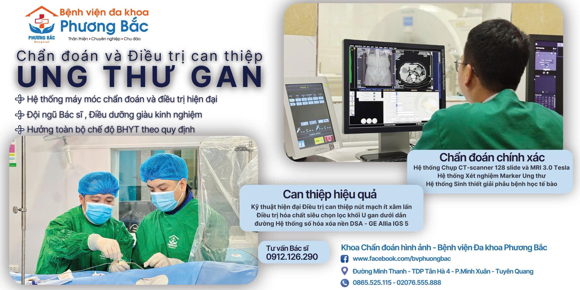 PHÁT HIỆN SỚM – CAN THIỆP KỊP THỜI TRONG ĐIỀU TRỊ UNG THƯ GAN TẠI BVĐK PHƯƠNG BẮC