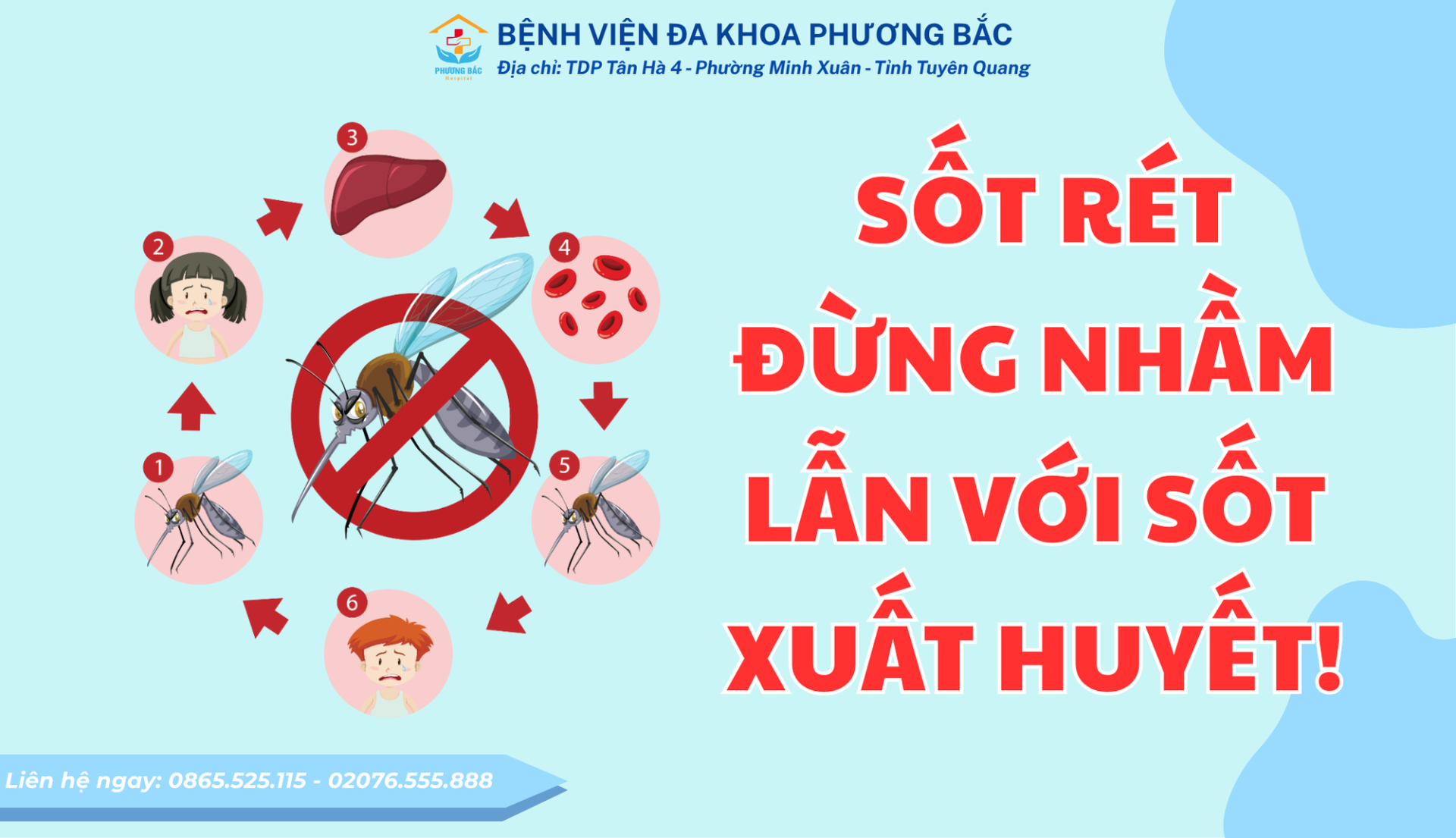 SỐT RÉT – ĐỪNG NHẦM LẪN VỚI SỐT XUẤT HUYẾT!