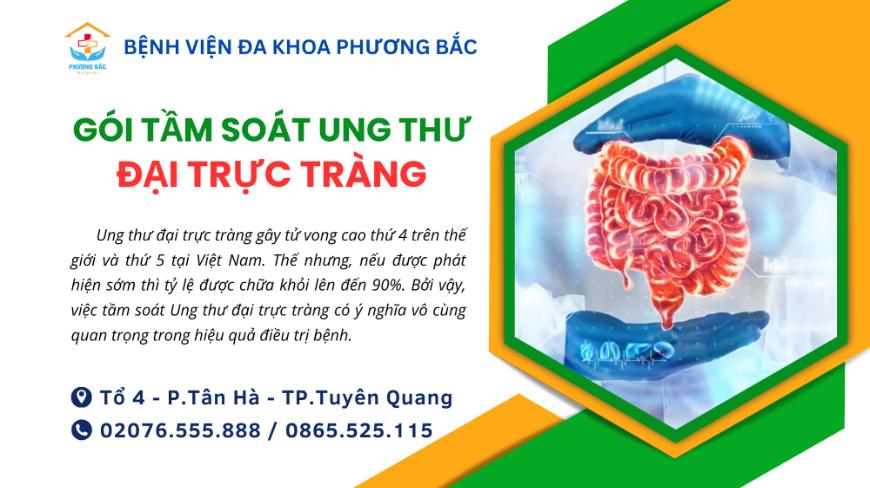 GÓI TẦM SOÁT UNG THƯ ĐẠI TRỰC TRÀNG TẠI BVĐK PHƯƠNG BẮC