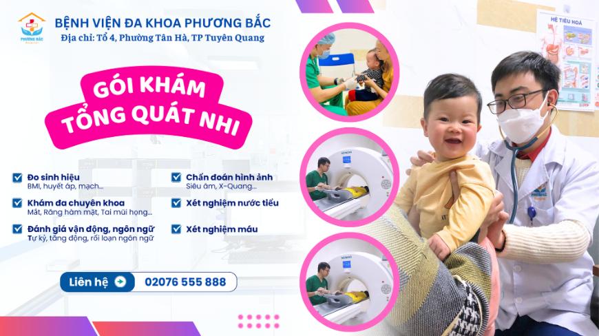KHÁM TỔNG QUÁT NHI – BƯỚC ĐỆM HOÀN HẢO CHO SỨC KHỎE CON YÊU