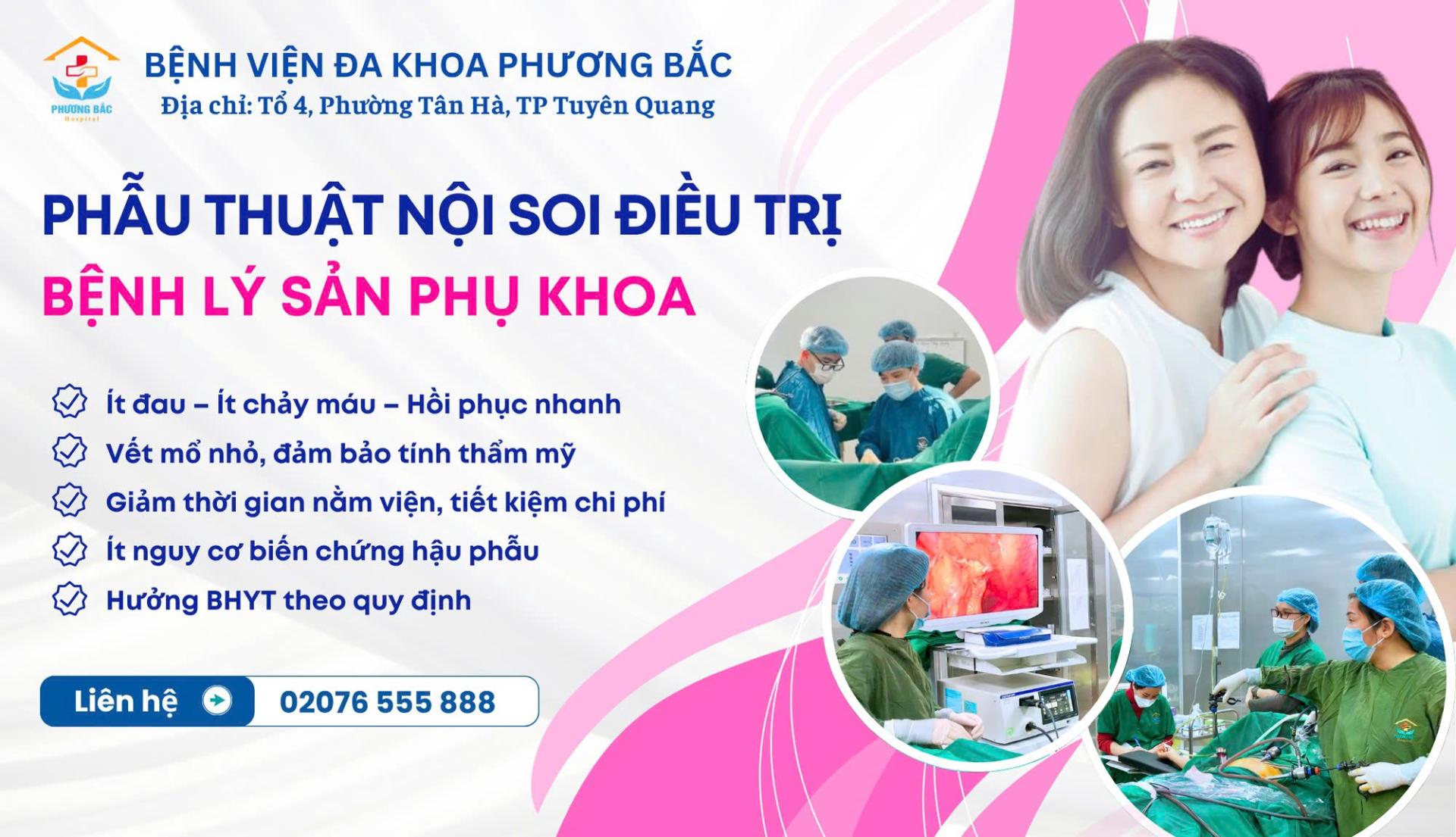 PHẪU THUẬT NỘI SOI ĐIỀU TRỊ CÁC BỆNH LÝ SẢN PHỤ KHOA – AN TOÀN, HIỂU QUẢ, THẨM MỸ