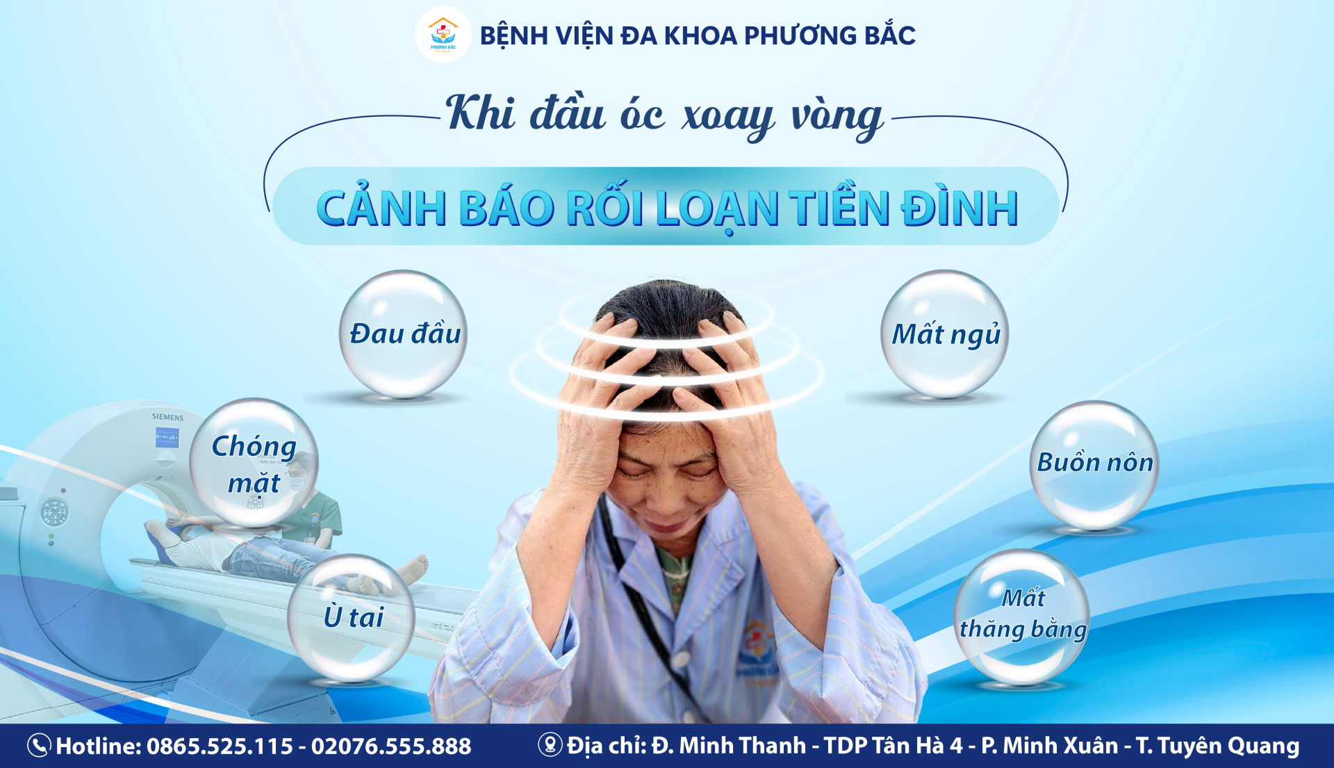 KHI ĐẦU ÓC XOAY VÒNG – CẢNH BÁO RỐI LOẠN TIỀN ĐÌNH