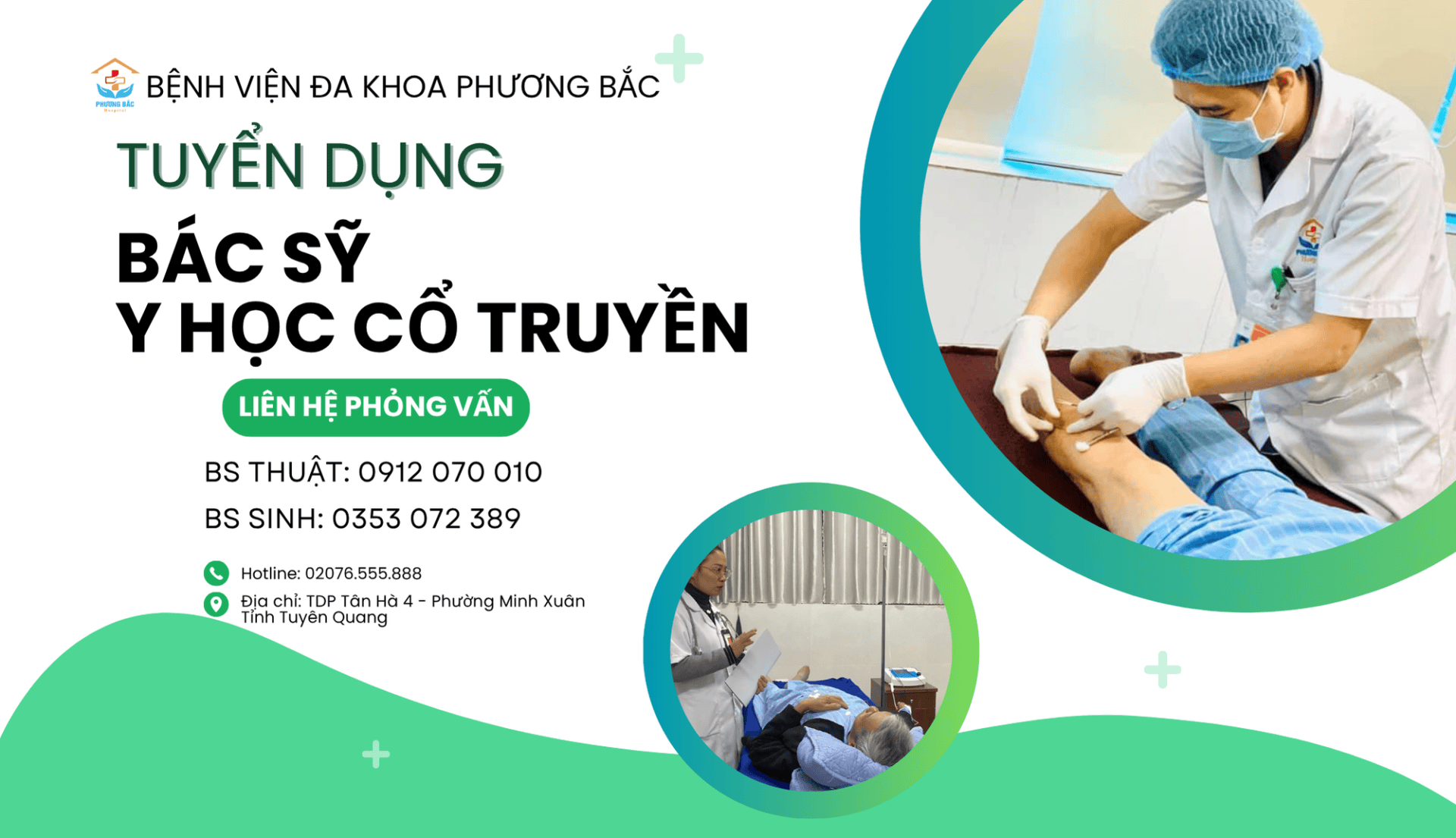 THÔNG BÁO TUYỂN DỤNG BÁC SĨ Y HỌC CỔ TRUYỀN – NĂM 2025