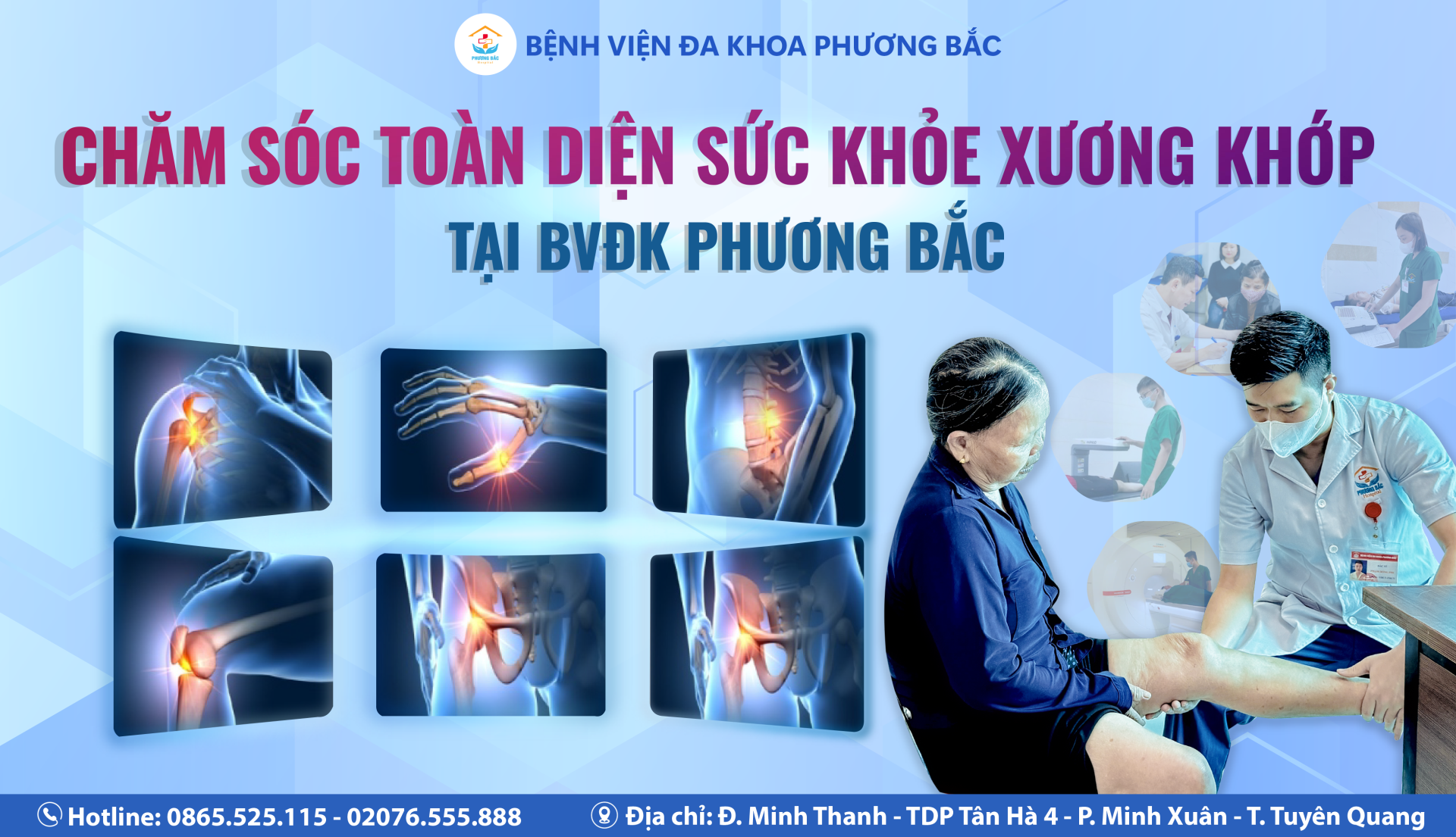 ĐỪNG CHỦ QUAN VỚI CÁC BỆNH LÝ XƯƠNG KHỚP
