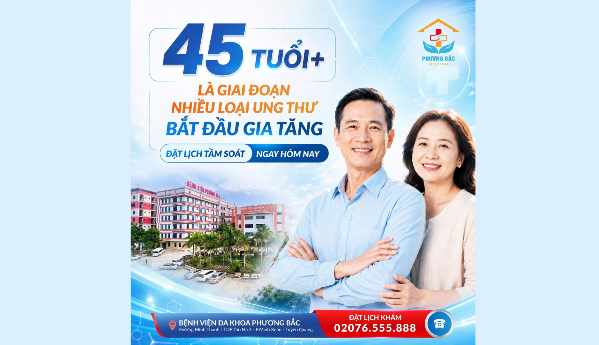 45 TUỔI+ – ĐỪNG CHỜ CÓ DẤU HIỆU MỚI ĐI KIỂM TRA