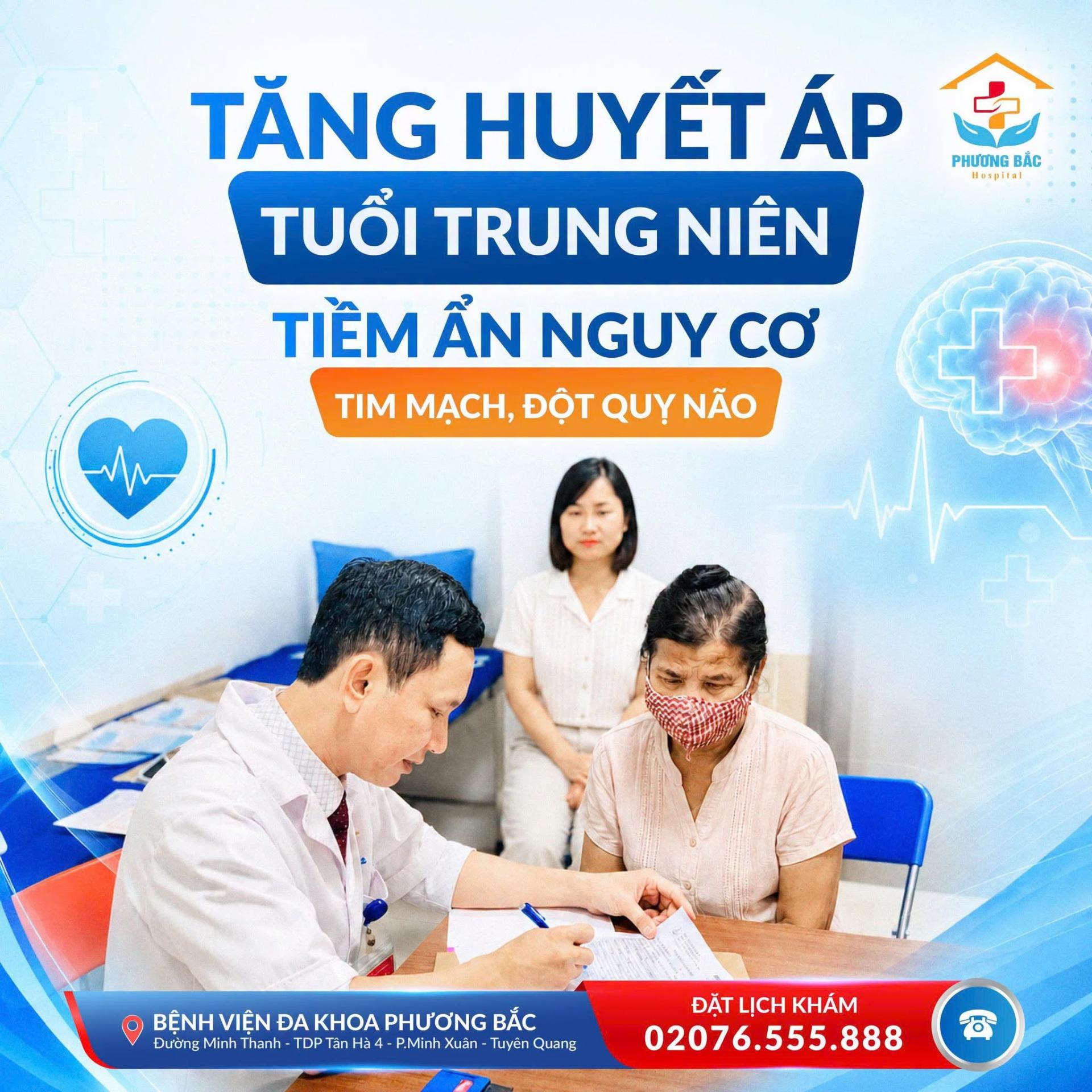 TĂNG HUYẾT ÁP Ở TUỔI TRUNG NIÊN – ĐỪNG CHỦ QUAN!