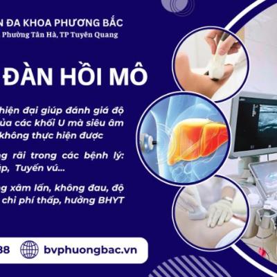 ỨNG DỤNG SIÊU ÂM ĐÀN HỒI MÔ TRONG BỆNH LÝ GAN, TUYẾN GIÁP, TUYẾN VÚ TẠI BVĐK PHƯƠNG BẮC